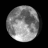 Moon age: 19 days, 5 hours, 57 minutes,75%